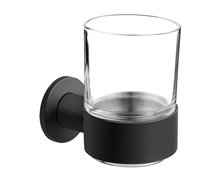 Novaservis SMILE držiak zubných kefiek čierny ASM03BL