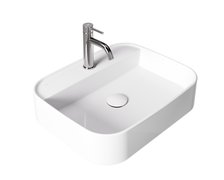 Besco CeraBe ASSOS CERA-LINE White keramické umývadlo na dosku 50 x 40 cm UNC-50-ASB