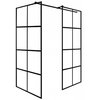 Besco Excea Black Walk-in 80 x 100 cm sklo číre