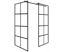 Besco Excea Black Walk-in 80 x 100 cm sklo číre