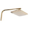 Rea ATLAS GOLD BRUSH sprchový kút 80 x 80 x 200 cm, sklo číre, ľavý K4672 + K4335