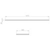 Elita mramorová doska Marmur Calacatta 161x46x2 White Matt, ElitStone RE051600045290