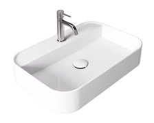 Besco CeraBe ASSOS CERA-LINE White keramické umývadlo na dosku 60 x 40 cm UNC-60-ASB