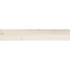 Tubadzin Wood craft white STR gresová, rektifikovaná dlažba 19 x 119,8 cm