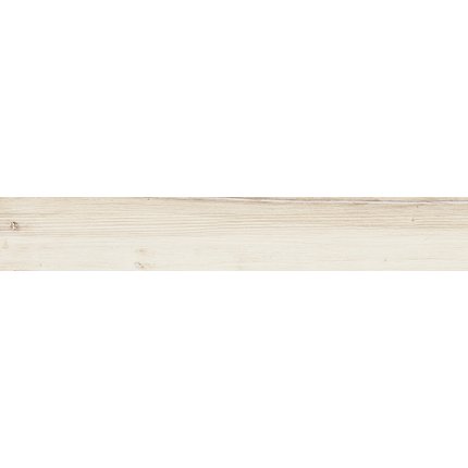 Tubadzin Wood craft white STR gresová, rektifikovaná dlažba 19 x 119,8 cm