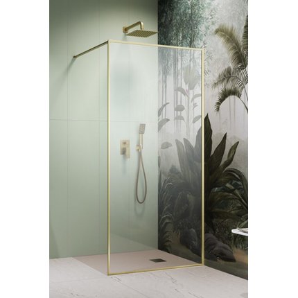 Radaway Modo F II BRUSHED GOLD sprchová zástena 60 x 210 cm 10409064-99-01