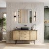 Elita SHARON SQUARE Led zrkadlo s osvetlením v ráme 80 x 80 cm, Black RE060803010560