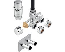 Novaservis Rohová termostatická sada pre jednobodové pripojenie kúpeľňového radiátora ZTT30CR