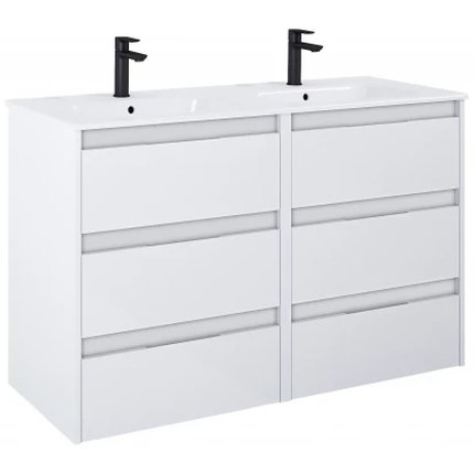 Kúpeľňová skrinka Alpine 6S pod umývadlo alebo dosku 117 x 45,2 cm