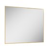 Elita SHARON SQUARE Led zrkadlo s osvetlením v ráme 100 x 80 cm, Gold RE061003015570