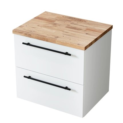 Kúpeľňová skrinka Nava s vrchnou doskou 60 cm 004-SU60-01+999-BL60-01
