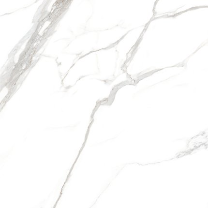Home Crystal Statuario 120×120 cm – lesklá velkoformatová rektifikovaná dlažba
