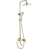 Rea STORM sprchový set s batériou a otočnou výlevkou, brúsená zlatá REA-P9535