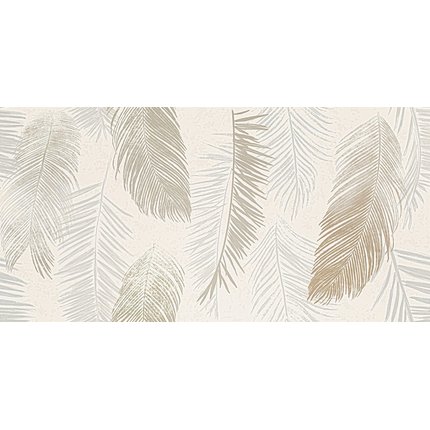Domino Blanca leaves SAT rektifikovaný obklad 59,8 x 119,8 cm