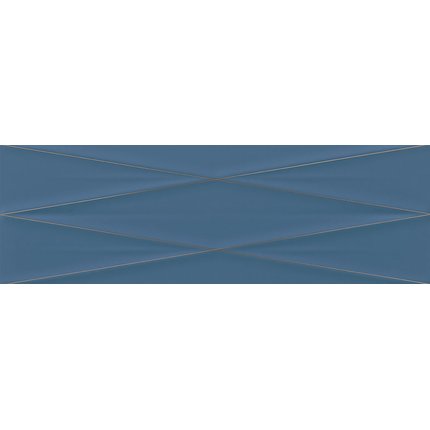 Cersanit GRAVITY marine blue silver inserto 24x74 cm ND856-014