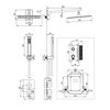 Deante BOX sprchový podomietkový set s termostatickým boxom, bianco BXYZAECT
