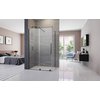 Radaway FURO BLACK KDJ obdĺžnikový sprchový kút 90 x 75 x 200 cm 10104472-54-01R+10110430-01-01+10113075-01-01