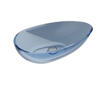 Besco NEYA BLUE WAVE umývadlo na dosku 60 x 35 cm #UMN-60-BWB