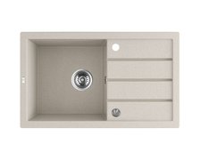 Laveo TRZYNASTKA granitový drez 79 x 48 cm, bež SBP_411T