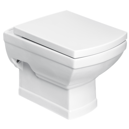 Kerra KLEOPATRA 16 WC misa závesná 51 x 35,5 x 36 cm s voľne padajúcim sedátkom