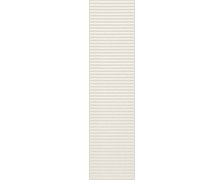 Tubadzin GROOVE White Sugar 1 STR lesklý obklad  7,8 x 29,8 cm