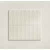 Tubadzin GROOVE White Sugar 1 STR lesklý obklad 7,8 x 29,8 cm