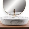Rea CLEO 61 Aiax Shiny keramické umývadlo na dosku 61 x 41 cm REA-U9656