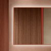 Elita SHARON SQUARE Led zrkadlo s osvetlením v ráme 100 x 80 cm, Rose Gold RE061003015450