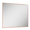 Elita SHARON SQUARE Led zrkadlo s osvetlením v ráme 100 x 80 cm, Rose Gold RE061003015450