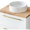 Kúpeľňová skrinka Nava s vrchnou doskou 60 cm 004-SU60-02+999-BL60-01