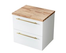 Kúpeľňová skrinka Nava s vrchnou doskou 60 cm 004-SU60-02+999-BL60-01