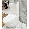 Home Tornado VIR WC kombi RimFree , odtok univerzálný /spodný alebo zadný/ , splachovanie 3/6l. s voľne-padajúcim sedátkom