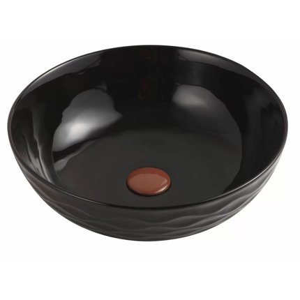 Uptrend – Umývadlo na dosku Arya Black 42 x 42 cm UP4010-2-B18