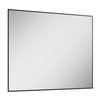 Elita SHARON SQUARE Led zrkadlo s osvetlením v ráme 100 x 80 cm, Black RE061003010560