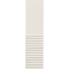 Tubadzin GROOVE White Sugar 2 STR lesklý obklad 7,8 x 29,8 cm