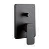 VALVEX LOFT BLACK podomietková batéria na vaňu a sprchu, tlakový prepínač, rozeta 120×180 mm, čierna matná 2455970