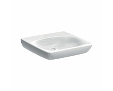 Kolo Geberit NOVA PRO bez bariér keramické umývadlo nástenné 60 x 55 cm, bez otvoru pre batériu