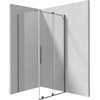 Deante PRIZMA sprchový kút 120 x 80 x 195 cm, sklo číre KPNDP12S08