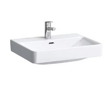 LAUFEN PRO S keramické umývadlo, brúsená spodná hrana, s 1 otvorom 60 x 46,5 cm biele H8169630001041