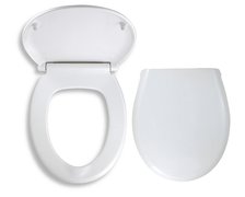 Novaservis WC SEDÁTKO voľne-padajúce DUROPLAST BIELA, softclose WC/SOFTDPLAST