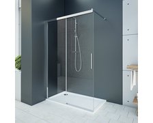Aquatek WELLNESS K2 sprchová zástena 120 x 200 cm, sklo číre, profil chróm