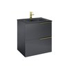 Elita SOHO skrinka pod umývadlo 60 cm 2S black matt PDW 168740