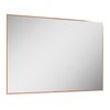Elita SHARON SQUARE Led zrkadlo s osvetlením v ráme 120 x 80 cm, Rose Gold RE061203015450