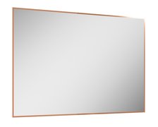 Elita SHARON SQUARE Led zrkadlo s osvetlením v ráme 120 x 80 cm, Rose Gold RE061203015450