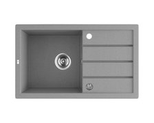 Laveo TRZYNASTKA granitový drez 79 x 48 cm, sivý SBP_511T