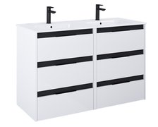 Kúpeľňová skrinka Alpine 6S pod umývadlo alebo dosku 117 x 45,2 cm