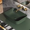 Elita klik-klak umývadlový uzáver bez prepadu, Forest Green matt RE090000017010