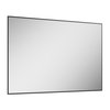 Elita SHARON SQUARE Led zrkadlo s osvetlením v ráme 120 x 80 cm, Black RE061203010560