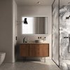 Elita SHARON SQUARE Led zrkadlo s osvetlením v ráme 120 x 80 cm, Black RE061203010560