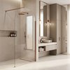 Rea Heaven Brush Copper sprchová zástena 90 x 200 cm sklo číre K6686